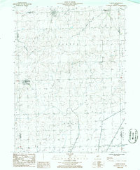 Cabery 1986 topographic map thumbnail
