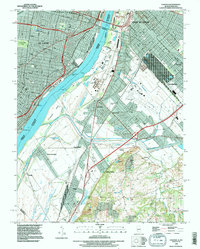 Cahokia 1993 topographic map thumbnail