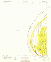 Cairo 1954 topographic map thumbnail