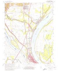 Cairo 1967 topographic map thumbnail