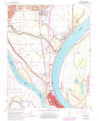 Cairo 1967 topographic map thumbnail