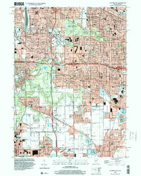 Calumet City 1998 topographic map thumbnail