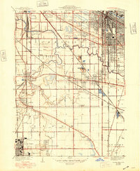 Calumet City 1929 topographic map thumbnail