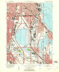 Calumet Lake topographic map thumbnail