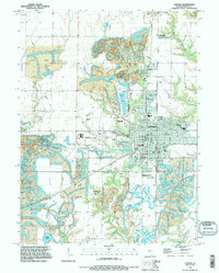 Canton 1995 topographic map thumbnail
