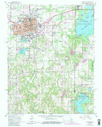 Carbondale 1966 topographic map thumbnail