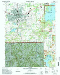 Carbondale 1996 topographic map thumbnail