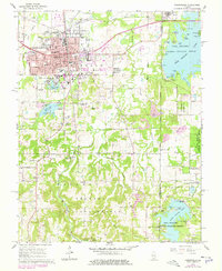 Carbondale 1966 topographic map thumbnail