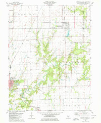 Carlinville East 1979 topographic map thumbnail