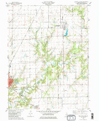 Carlinville East 1979 topographic map thumbnail