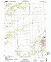 Carlinville West 1998 topographic map thumbnail