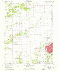 Carlinville West 1979 topographic map thumbnail