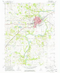 Carmi 1974 topographic map thumbnail