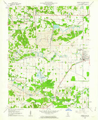 Carrier Mills 1961 topographic map thumbnail