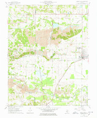 Carrier Mills 1961 topographic map thumbnail