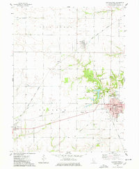 Carthage West 1974 topographic map thumbnail