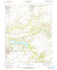 Centralia East 1970 topographic map thumbnail