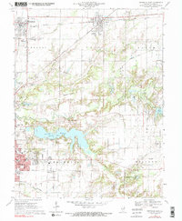 Centralia East 1970 topographic map thumbnail