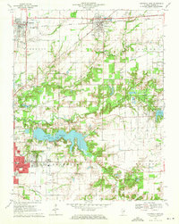 Centralia East 1970 topographic map thumbnail