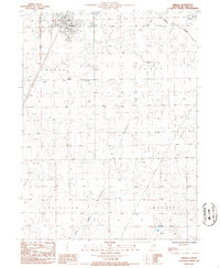 Chenoa 1986 topographic map thumbnail
