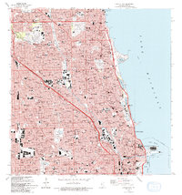 Chicago Loop 1993 topographic map thumbnail