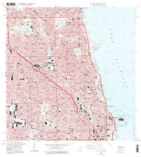 Chicago Loop 1997 topographic map thumbnail