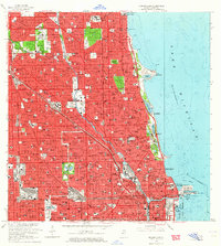 Chicago Loop 1963 topographic map thumbnail