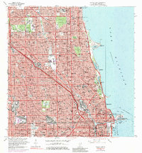 Chicago Loop 1963 topographic map thumbnail