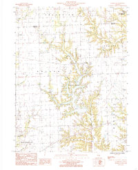 Clarksville 1984 topographic map thumbnail