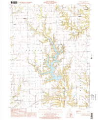 Clarksville 1998 topographic map thumbnail