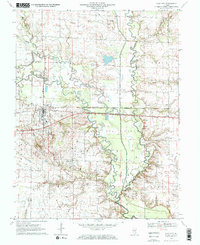 Clay City 1970 topographic map thumbnail