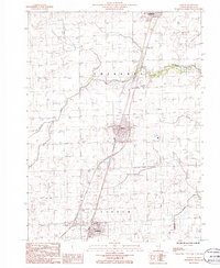 Clifton 1986 topographic map thumbnail