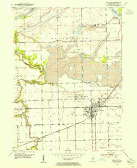 Coal City 1953 topographic map thumbnail