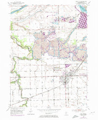 Coal City 1953 topographic map thumbnail