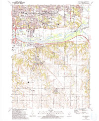 Coal Valley 1991 topographic map thumbnail