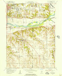 Coal Valley 1953 topographic map thumbnail
