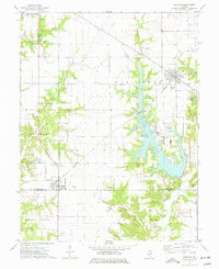 Coffeen 1974 topographic map preview