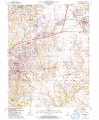 Collinsville 1991 topographic map thumbnail