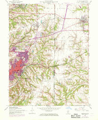 Collinsville 1954 topographic map thumbnail