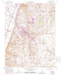 Columbia 1955 topographic map thumbnail