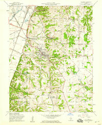 Columbia 1954 topographic map thumbnail