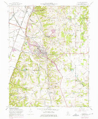 Columbia 1955 topographic map thumbnail