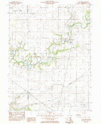 Cooks Mills 1983 topographic map thumbnail