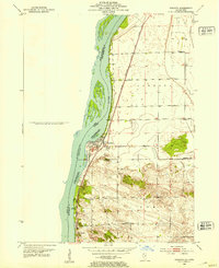 Cordova 1952 topographic map thumbnail