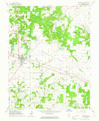 Coulterville 1965 topographic map thumbnail
