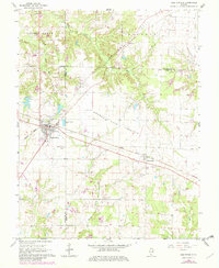 Coulterville 1965 topographic map thumbnail
