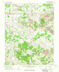 Crab Orchard 1965 topographic map thumbnail