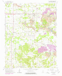 Crab Orchard 1965 topographic map thumbnail