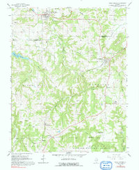 Creal Springs 1966 topographic map thumbnail