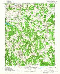 Creal Springs 1966 topographic map thumbnail